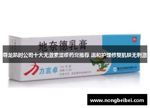 尊龙凯时公司十大无激素湿疹药膏推荐 温和护理修复肌肤无刺激